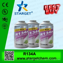 R134a gás refrigerante, embalagens de duas peças de aerossóis